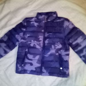 Polo by Ralph Lauren Boys Lightweight Puffer Coat Navy Blue Size 6